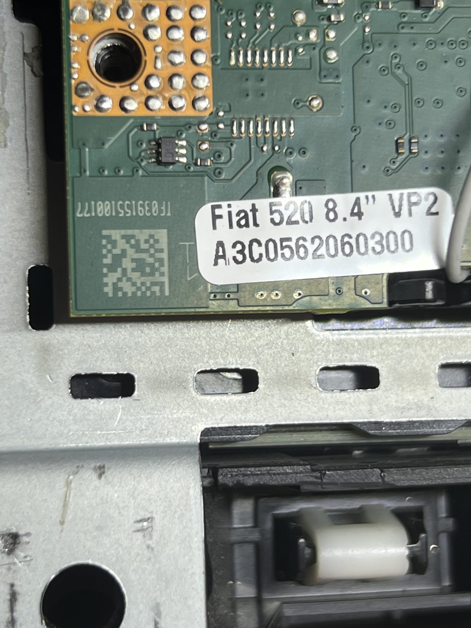 Continental VP2 motherboard QR code for unlock